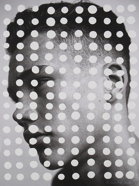 Drawing by Peter Colstee of a portrait